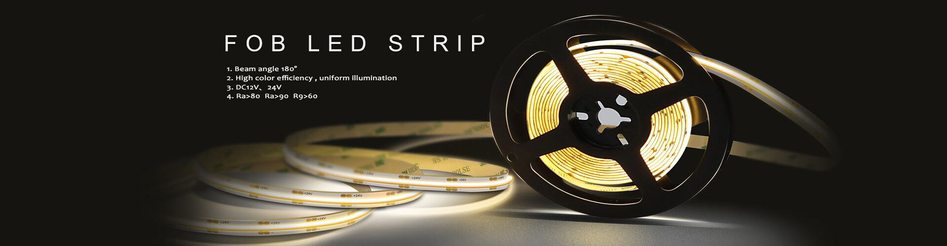    High Density COB Flexible LED Strip Light, China cob strip supplier   