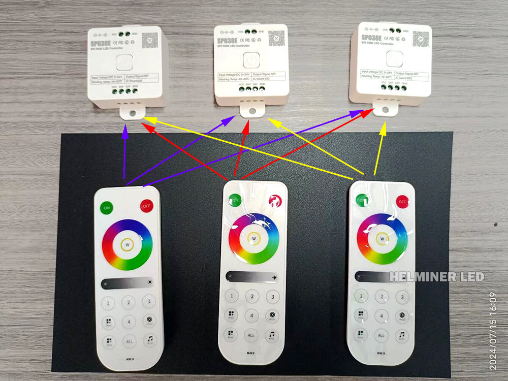  SP638E  ,SP638E SPI RGB LED Controller DC 5V 12V 24V  