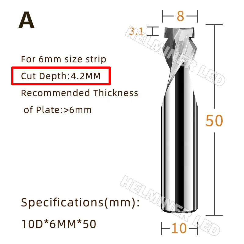  Milling Cutter For Split Neon Flex 