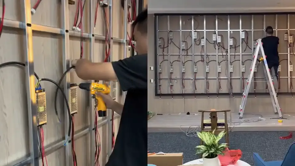 LED Wand für Leitstelle & Leitwarte